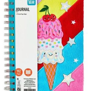 Colorful Ice Cream Journal with Spiral Binding